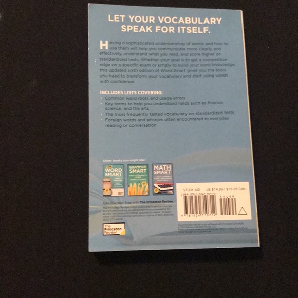 BACK2SCHOOL Word Smart 6th Ed-1400+ Words That Belong-Every Savvy Student's Voc - Picture 4 of 14